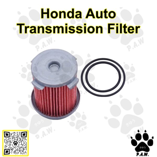 Second image of 25450-P4V-013 PAW Auto Transmission Filter (Paper) - Honda Civic TEA, Accord SDA, CRV TME, City TMO, HRV, BRV (2xOring)