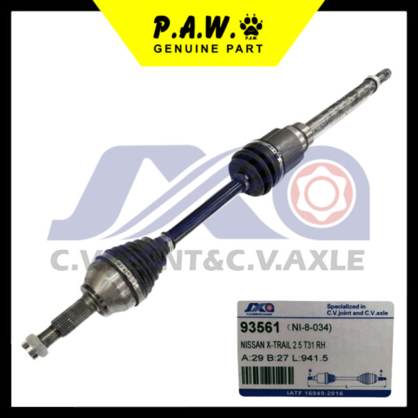 93561 JXA Drive Shaft - Nissan Murano TZ51 QR25DE 2.5 FWD (2WD) (NI-8-034) (Right - Long)