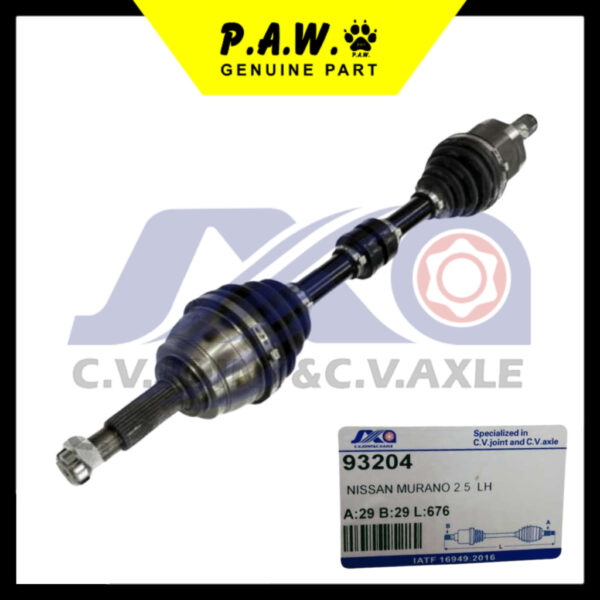 93204 JXA Drive Shaft - Nissan Murano Z50/ TZ51 QR25DE 2.5 (Male-Crome) (Left - Short)
