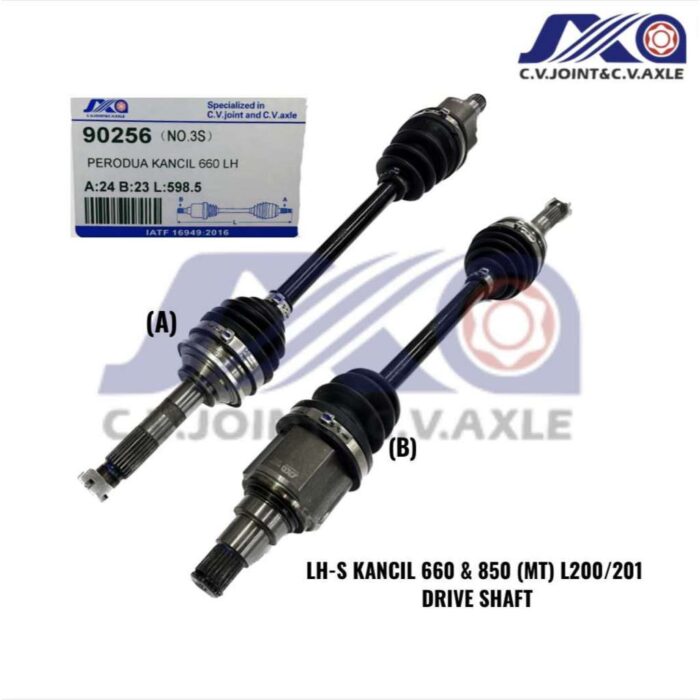 90256 JXA Drive Shaft (1pc) - Perodua Kacil 660 & 850 (MT) (Left - Short)