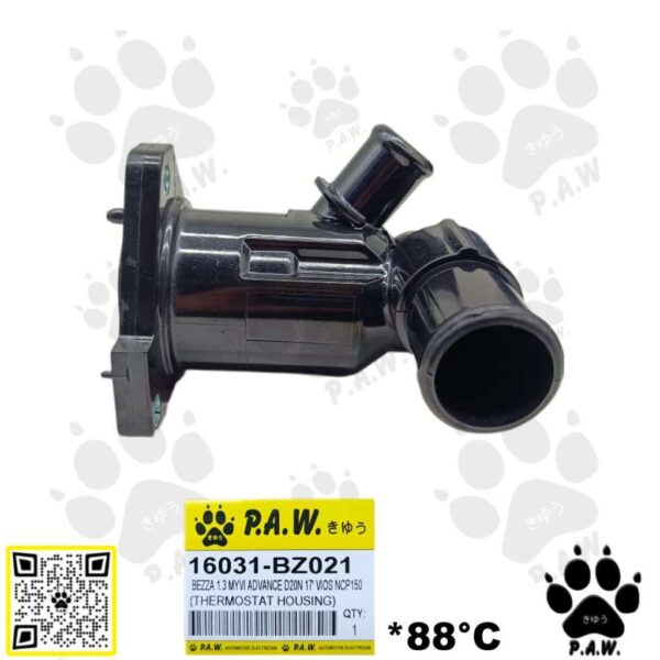 16031-BZ021 PAW Thermostat Housing - Perodua Bezza 1.3, Myvi D20N 2017, Yaris, Vios NCP150 NCP151