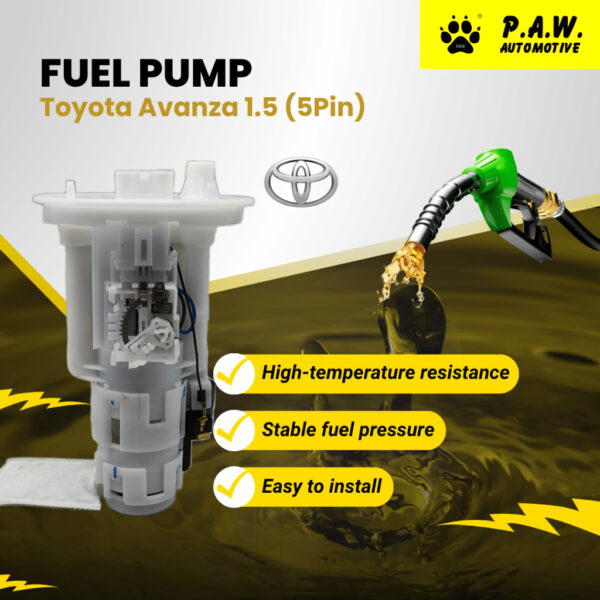 23210-BZ070 PAW Fuel Pump - Toyota Avanza F652 1.5 2011-2015 (5 PIN 1 Pipe) (23210-BZ070)