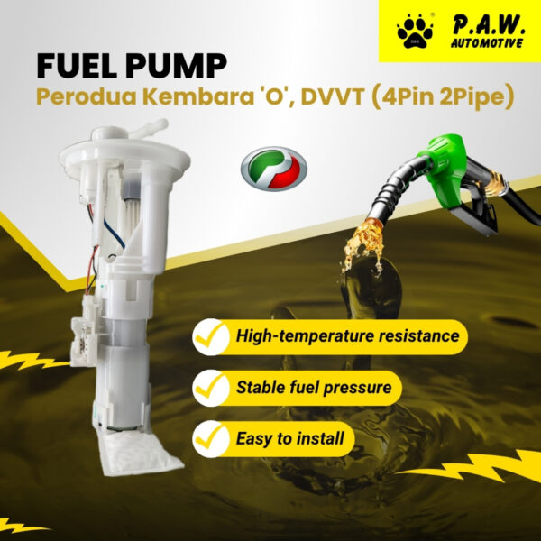 101961-6604 PAW Fuel Pump - Perodua Kembara Old 1998-2002 (4 PIN 2 Pipe) (23210-87405)