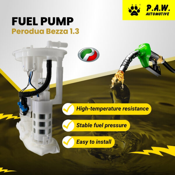23210-BZ190 PAW Fuel Pump - Perodua Bezza 1.3 (4 PIN 1 Pipe)