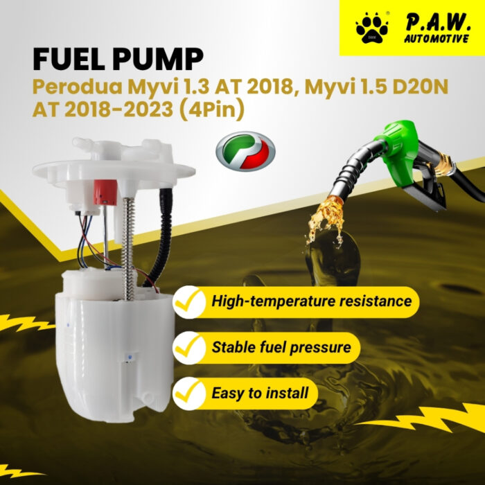 23210-BZ340 PAW Fuel Pump - Perodua Myvi D20N 1.3 1.5 (4 PIN 3 Pipe)