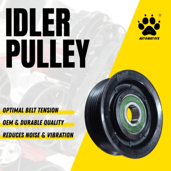 31190-R1A-A01 GloBelt Idler Pulley - Honda Accord T2A 2.0, Civic TRO, CRV SWA, HRV 1.8 (6PK)