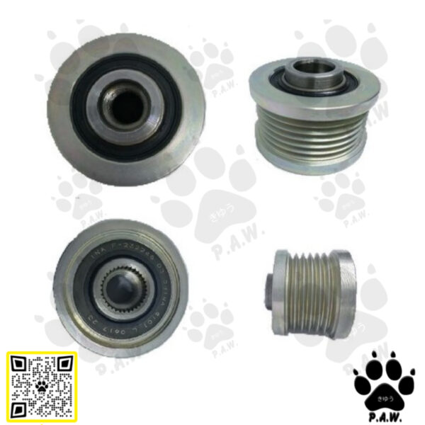 535004410 PAW Alternator Pulley - Nissan X-Trail T30/ T31, Altima, Sylphy, Sentra B15 (HITACHI Type 6PK-16mm)