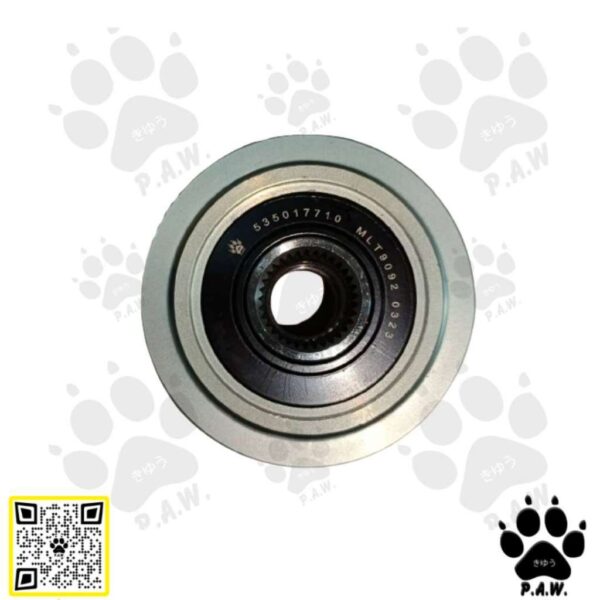 Second image of 535017710 PAW Alternator Pulley - Nissan Navara D40 YD25DDTi 2.5, Murano Z51 (17mm-7PK)