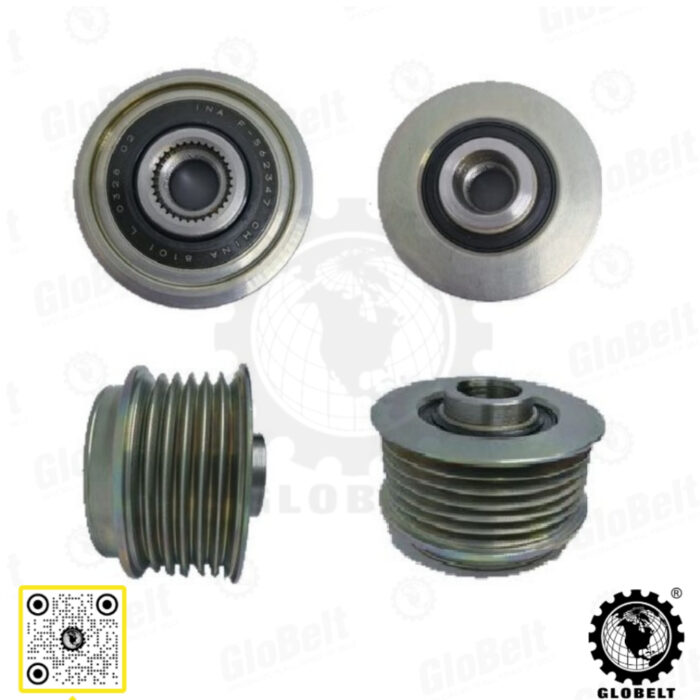 535013310 PAW Alternator Pulley - Proton GEN2, Saga BLM, Saga FLX, Exora, Exora Bold (17mm-6PK)