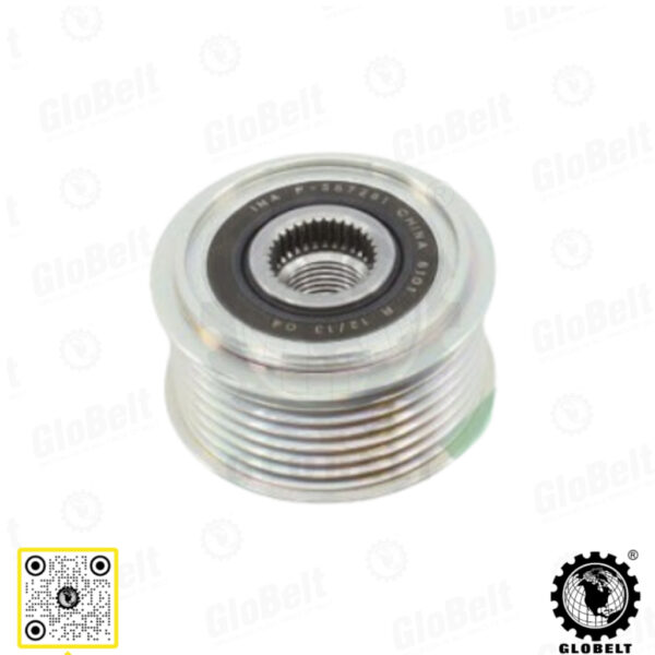 Second image of 535031810 PAW Alternator Pulley - Ford Ranger TKE T7 2.2 3.2 (Diesel) 2015 & Nissan Urvan NV350 E26 2.5 (17mm-7PK)