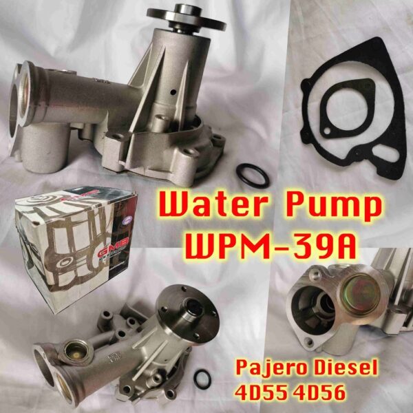 M-39A GMB Water Pump - Mitsubishi Pajero L049 Diesel 4D55 4D56 Triton 2WD (25100-42000)