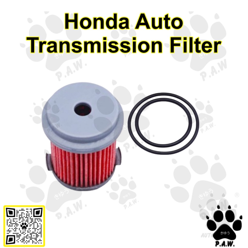 25450-P4V-013 PAW Auto Transmission Filter (Paper) - Honda Civic TEA, Accord SDA, CRV TME, City TMO, HRV, BRV (2xOring)
