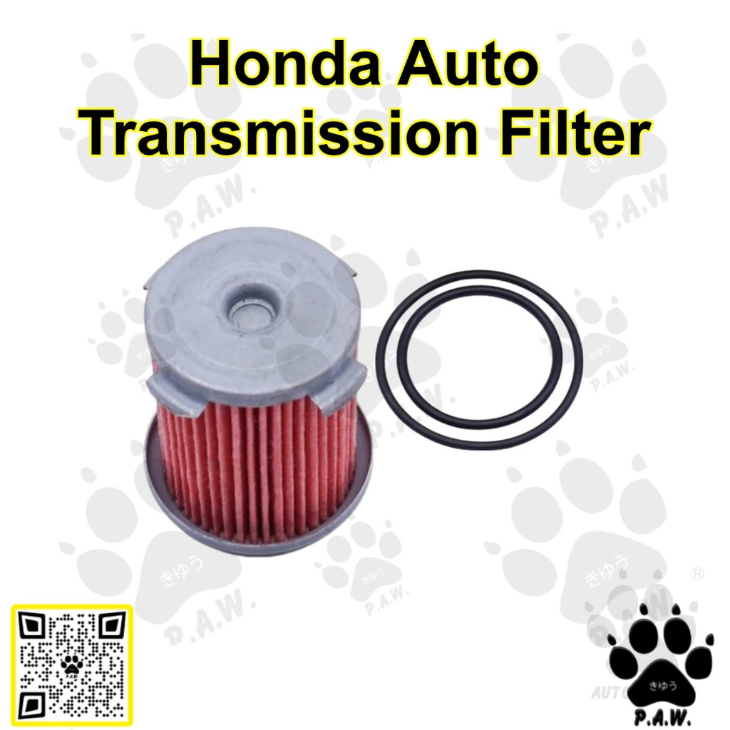 Second image of 25450-P4V-013 PAW Auto Transmission Filter (Paper) - Honda Civic TEA, Accord SDA, CRV TME, City TMO, HRV, BRV (2xOring)