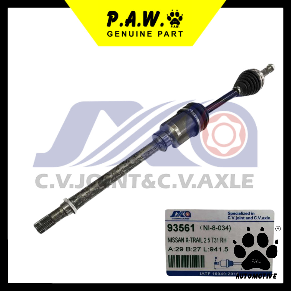 Second image of 93561 JXA Drive Shaft - Nissan Murano TZ51 QR25DE 2.5 FWD (2WD) (NI-8-034) (Right - Long)