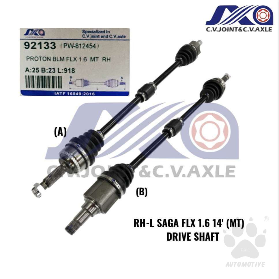 92133 JXA Drive Shaft (1pc) - Proton Saga FLX 1.3 / 1.6 (MANUAL) (Right - Long)
