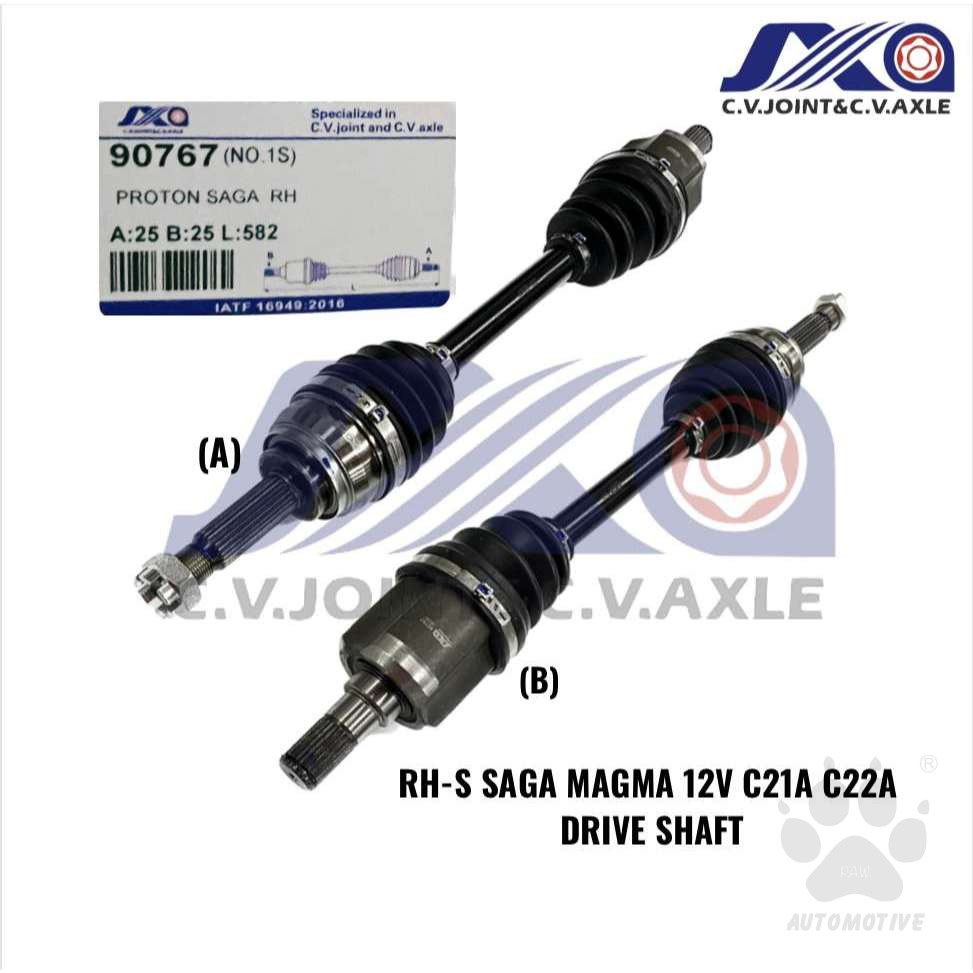 90767 JXA Drive Shaft (1pc) - Proton Saga 12V, Saga Iswara 1.3/ 1.5 (Right - Short)