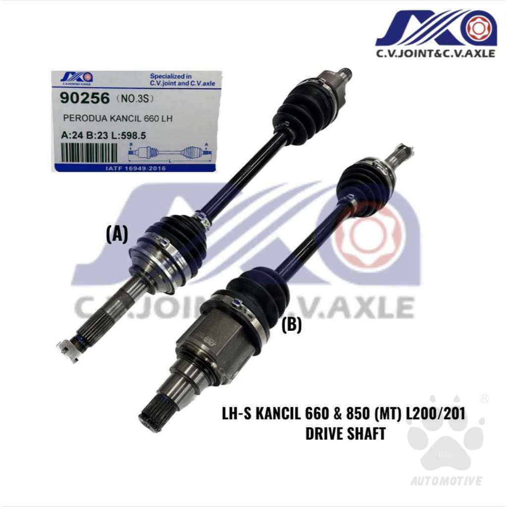 90256 JXA Drive Shaft (1pc) - Perodua Kacil 660 & 850 (MT) (Left - Short)