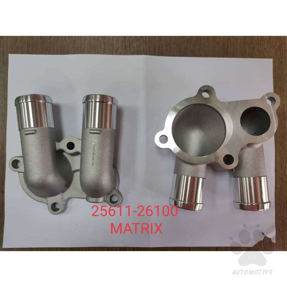 25611-26100 PAW Thermostat Housing - Hyundai Matrix 1.6 2001-2007 (Upper-Aluminium 2 Pipe)