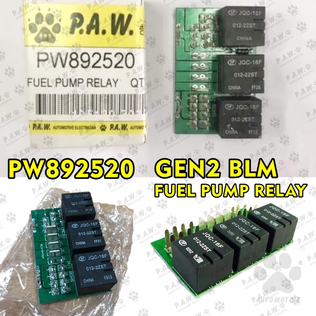 PW892520 PAW ICM Relay/ Fuel Pump Relay - Proton GEN2, Persona CM, Exora, Saga BLM/ FLX