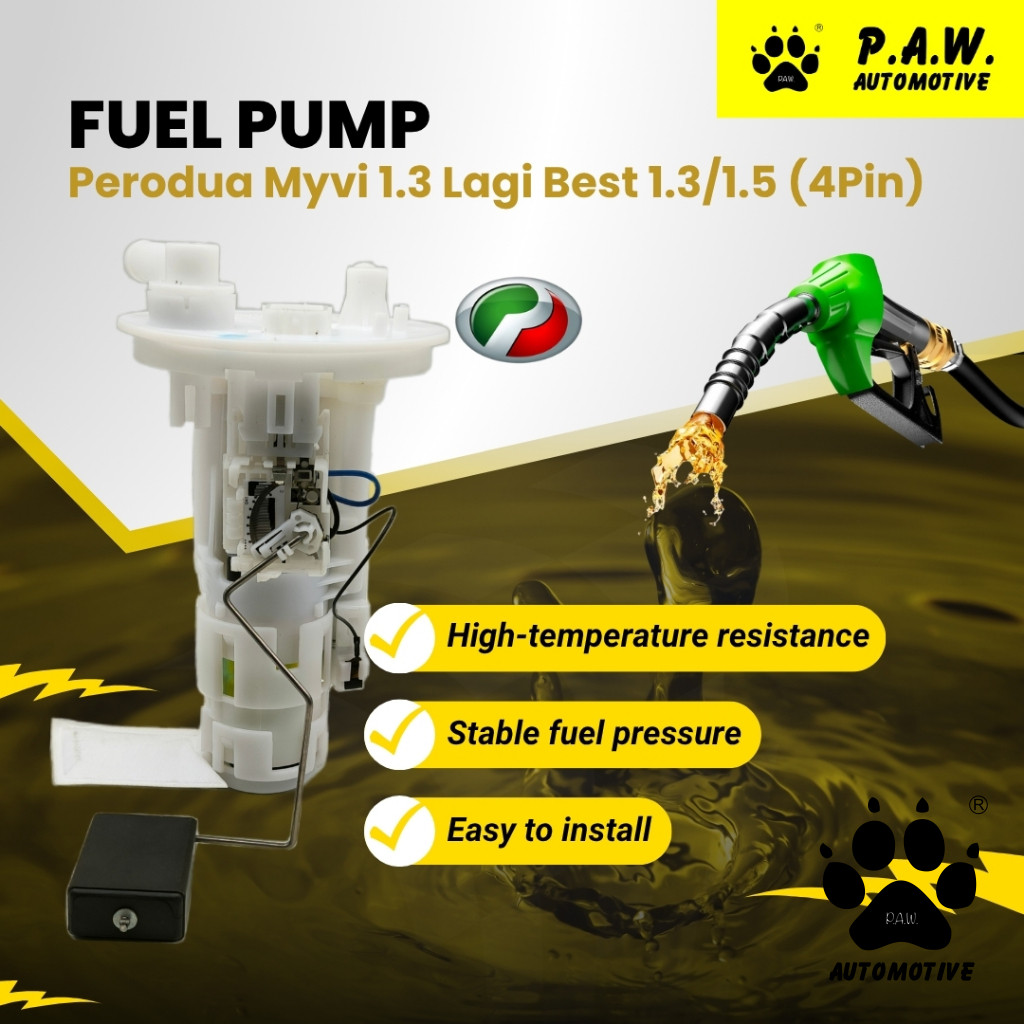 195130-0179 PAW Fuel Pump - Perodua Myvi 1.3 2005-2011, Myvi Lagi Best 2013-2017 (23210-B1010)