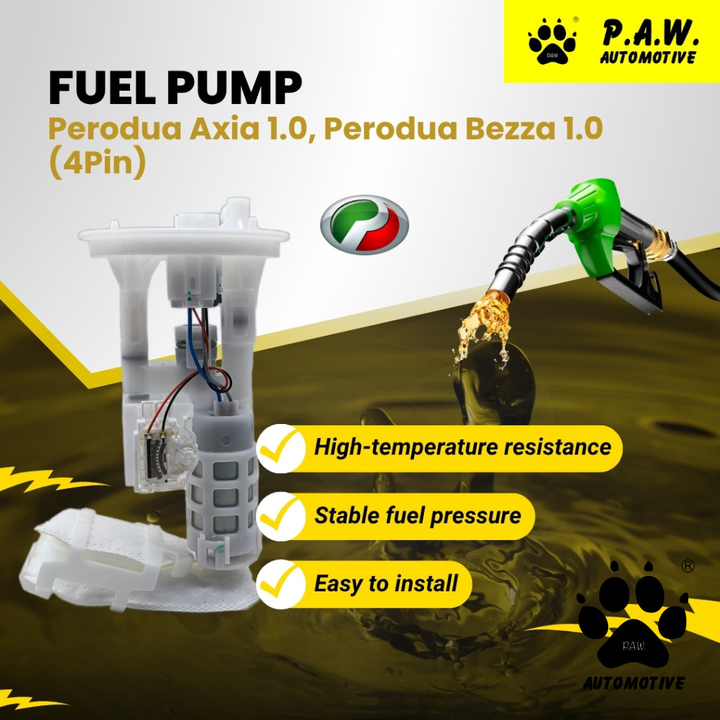 23210-BZ170 PAW Fuel Pump - Perodua Axia 1.0 Bezza 1.0 (4 PIN 1 Pipe)