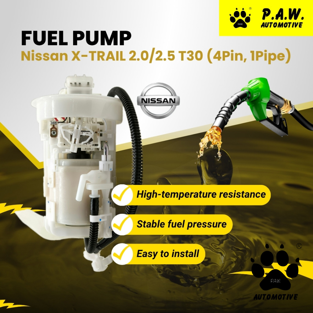 17040-8H31B PAW Fuel Pump - Nissan X-Trail T30 2.0 2.5 (4 PIN-1 Pipe) (17040-8H31B)