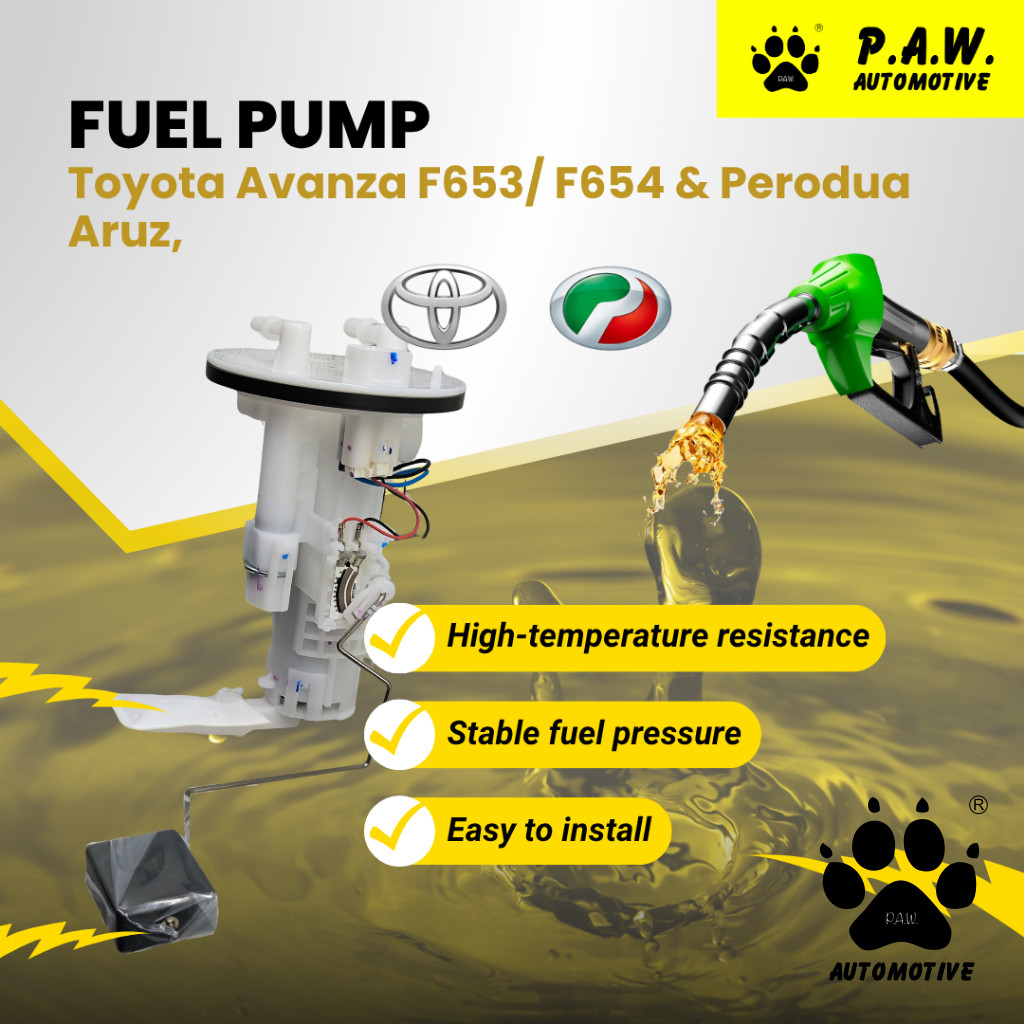 23210-BZ130 PAW Fuel Pump - Toyota Avanza F653/ F654 & Perodua Aruz (5 PIN 2 Pipe)