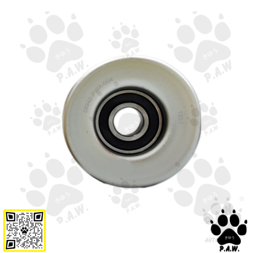 38942-PWA-004 GloBelt Idler Pulley - Honda Jazz, City Sel, Insight