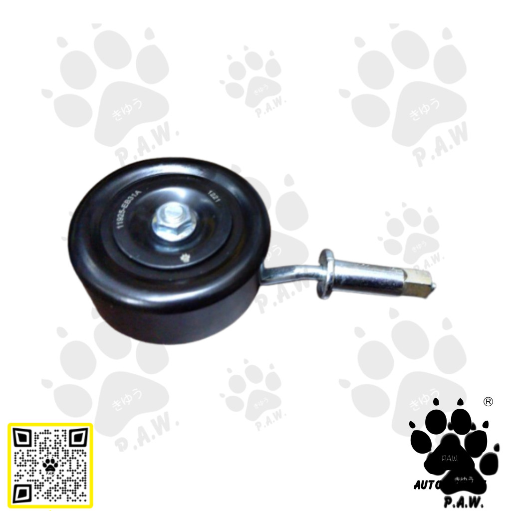 11925-EB31A GloBelt Idler Pulley - Nissan Frontier, Urvan NV350, Navara NP300/ D40M YD25DDTI 2.5