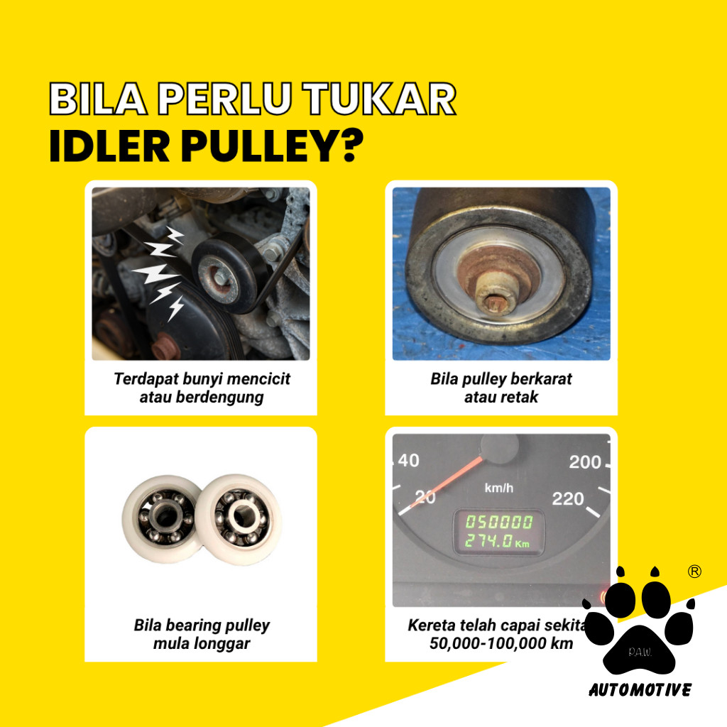 Second image of 11925-DB000 GloBelt Idler Pulley - Nissan Urvan E25 3.0, Terrano II