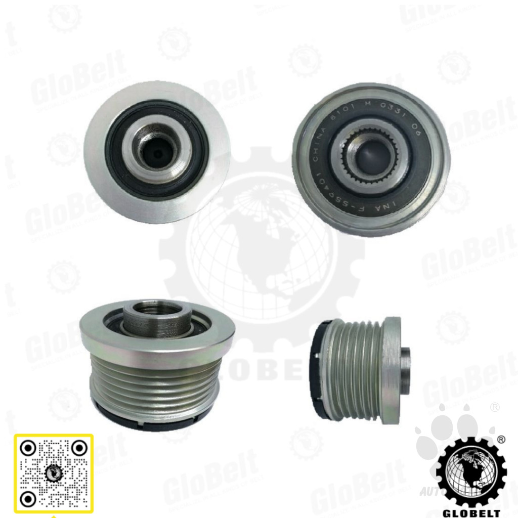 535014710 PAW Alternator Pulley - Nissan X-Trail T30, Murano Z51, Elgrand E52 (APM Type-17mm)