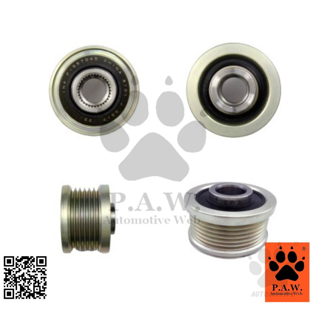 535014610 PAW Alternator Pulley - Nissan Livina L10/ L11, Teana J32/ J33/ L33 2.0 3.5 MR20DE (17mm-6PK)