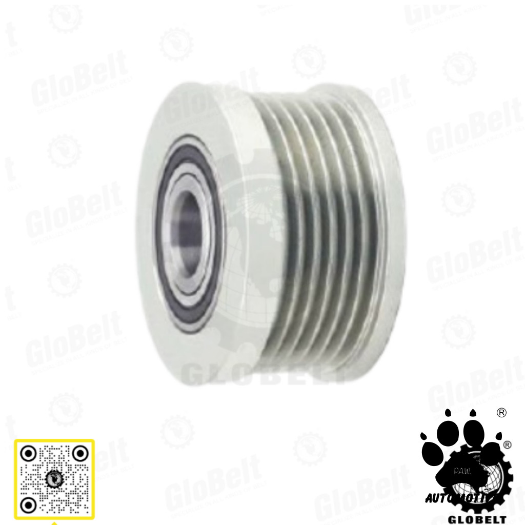 535004610 PAW Alternator Pulley - Hyundai Elantra, Santa Fe SM/ CM 2.0 2.2, Tucson & Kia Sportage (17mm-6PK)