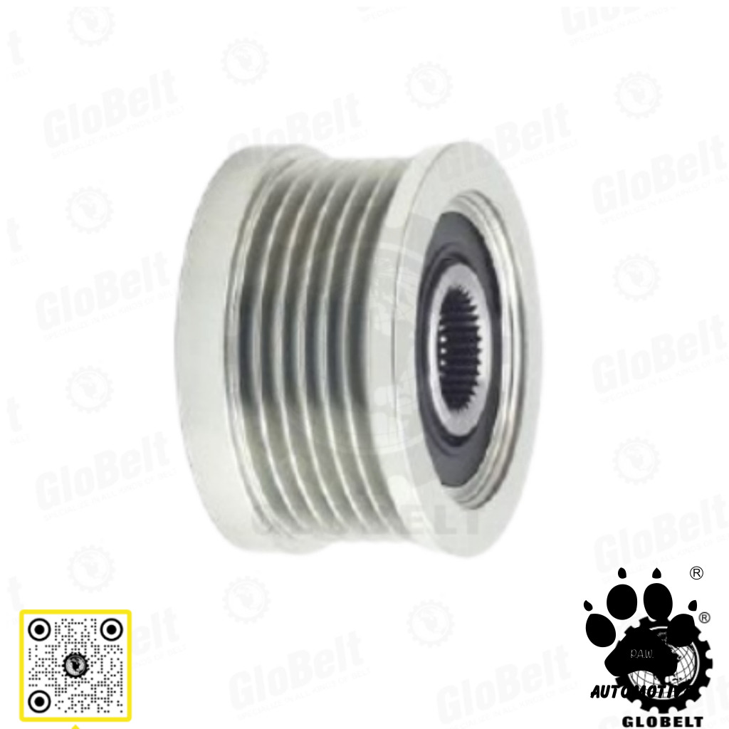 Second image of 535004610 PAW Alternator Pulley - Hyundai Elantra, Santa Fe SM/ CM 2.0 2.2, Tucson & Kia Sportage (17mm-6PK)
