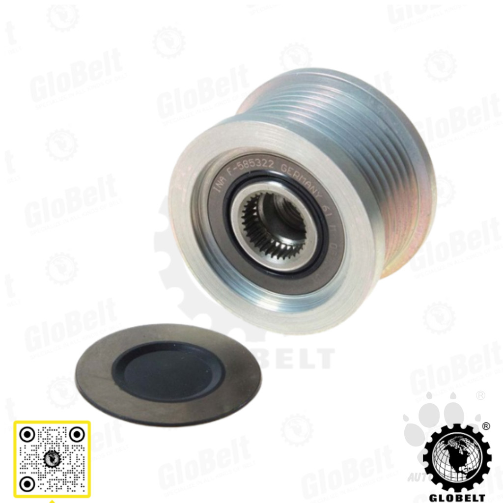 535023210 PAW Alternator Pulley - Toyota Hiace KDH200, Innova, Fortuner, Land Cruiser Prado, RAV4 (17mm-7PK)