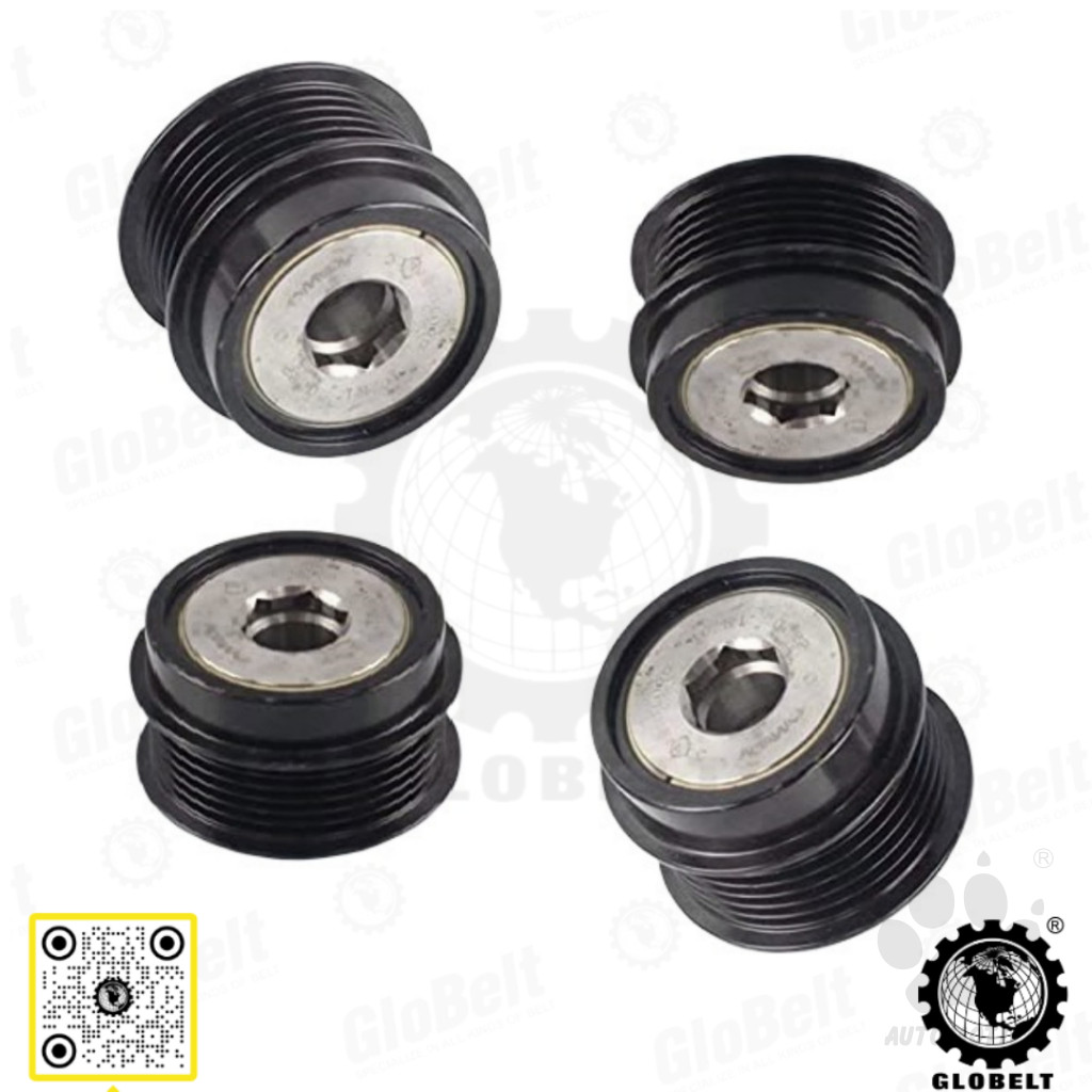 535020810 PAW Alternator Pulley - Toyota RAV4, Wish 1.8/ 2.0 ZGE25 1ZR 2ZR (17mm-6PK)