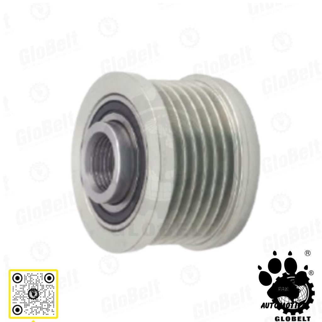 SH1A-18-330 PAW Alternator Pulley - Mazda 2, Mazda 3 BM/ BN/ BP, Mazda 6 GL/ GJ, CX3, CX5 (17mm-6PK)