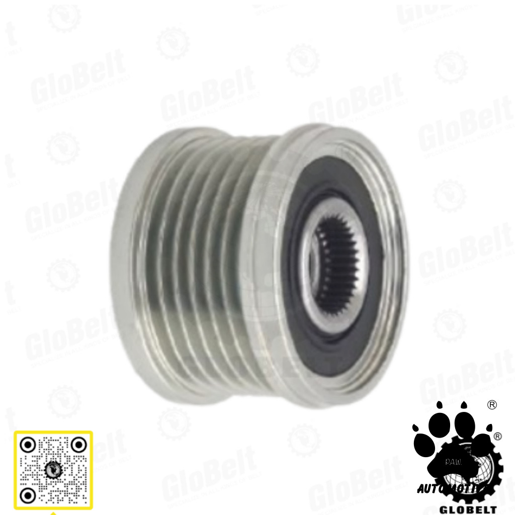 Second image of SH1A-18-330 PAW Alternator Pulley - Mazda 2, Mazda 3 BM/ BN/ BP, Mazda 6 GL/ GJ, CX3, CX5 (17mm-6PK)