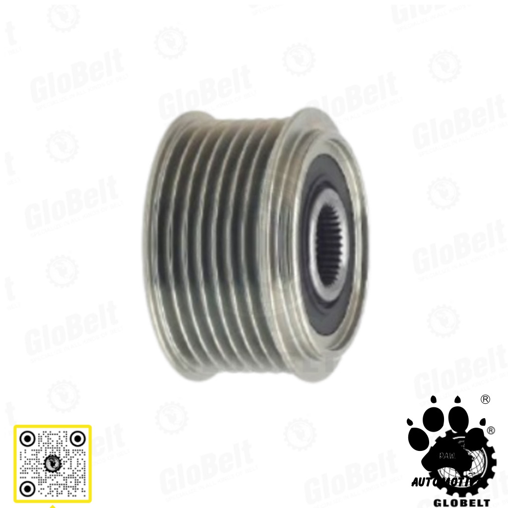 Second image of 535024510 PAW Alternator Pulley - Hyundai Starex H1/ TQ HR 2.5, I10 IA/ BA (17mm-7PK)