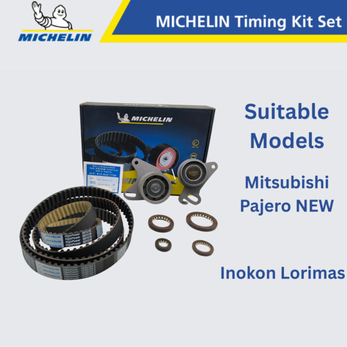 1M163RU25 MICHELIN Timing Kit Set - Mitsubishi Pajero Sport K94W, Triton Lite K74T & Lorimas