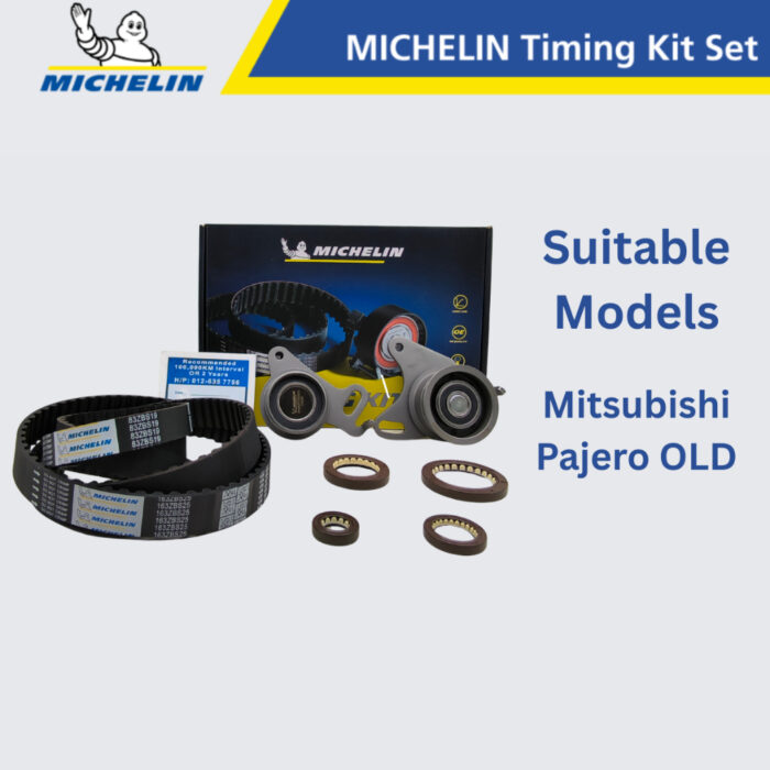 1M16ZBS25 MICHELIN Timing Kit Set - Mitsubishi Pajero L044/ L049/ V24W 1990- / V44W 4D56 2.5