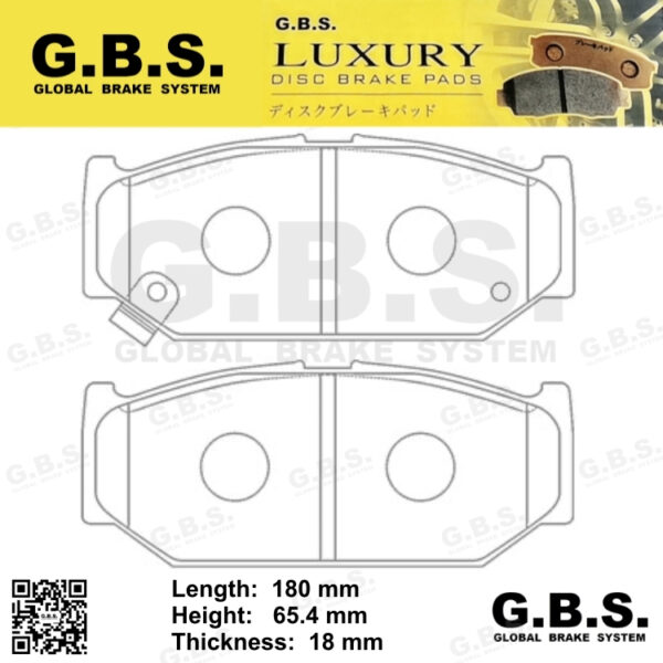 9039 LUXURY Brake Pad (FRONT) - Suzuki Swift RS415 1.5 / RS416 1.6