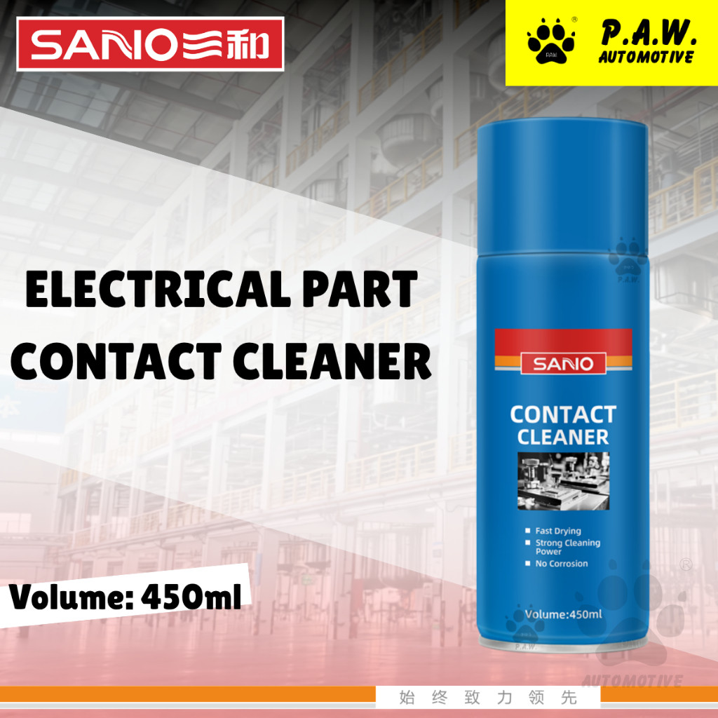 SANVO Electrical Part Contact Cleaner (450ml) | Fast Evaporation | 三和电气接点清洁剂