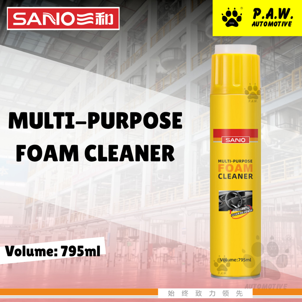 SANVO Multi-Purpose Foam Cleaner (795ml) | Strong Detergency | Eco-friendly | No-wash | 三和多功能泡沫清洁剂