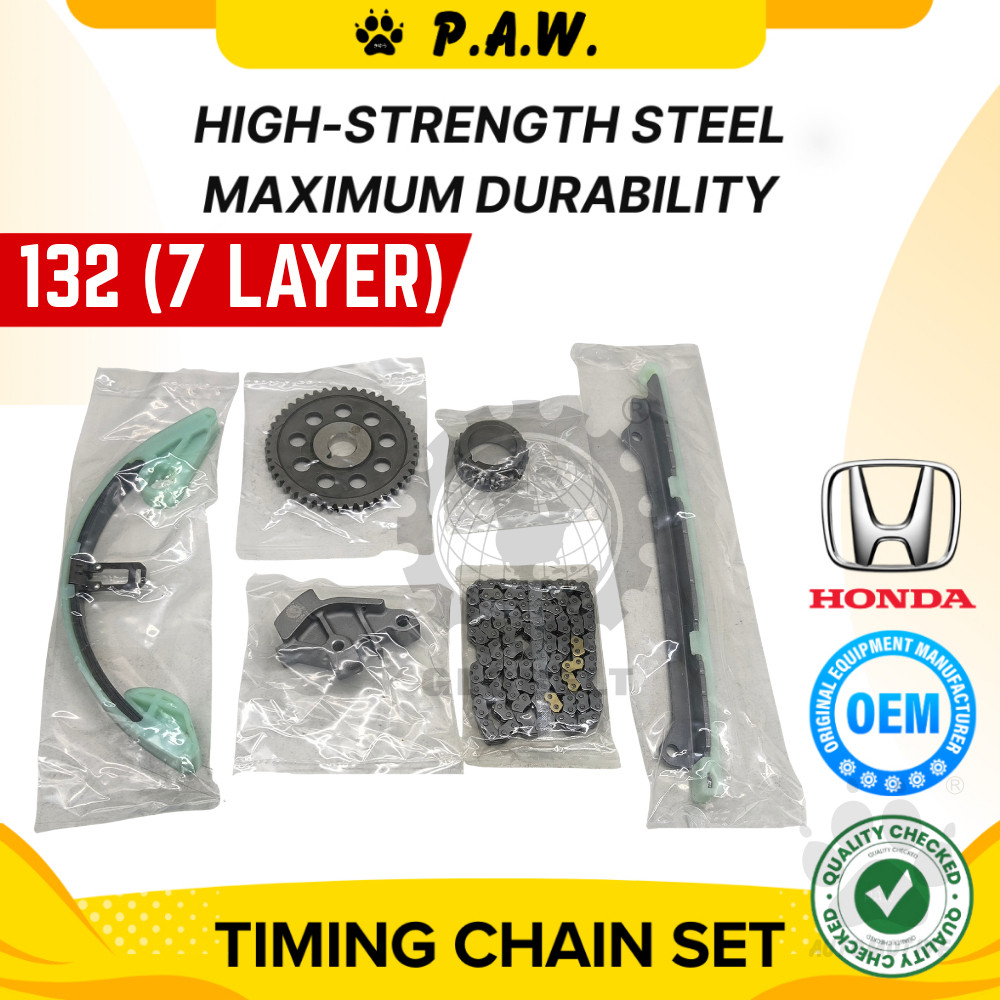 Second image of HD002A GloBelt Timing Chain Set (132 | 7 Layer) Honda City SEL L15A 1.5/ GM TMO, CRZ