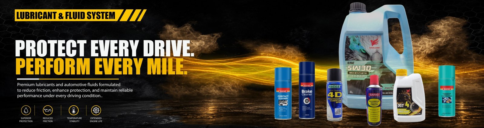 Lubricant & Fluid System — Protect every drive. Perform every mile.